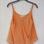 Audrey 3+1 Neon Peach Semi-Sheet Drape Front Tank S (?) Photo 0