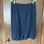 Pendleton  Wool Vintage Blue Straight Skirt Photo 2