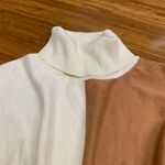 JM Collection  Womens Size XL Color Block Turtleneck Sweater Button‎ Sleeve NWT Photo 1