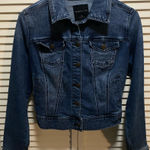 Celebrity Pink Denim Jacket Button Up Size XS pockets Photo 0