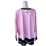 Juicy Couture NWT Juicy by  Heart Pink Black Knit Sweater 3X Photo 7