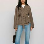 Reformation NEW  Veda Jaden Cropped Trench Photo 2