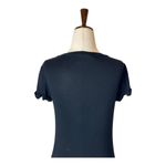 C&C California  Dress Womens Extra Small Black Short Sleeve Scoop Neck‎ Tee Maxi Photo 4