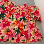 J.Crew  Smock-neck puff-sleeve top in floral cotton poplin Women’s Size M Photo 9