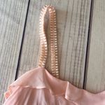 For Love & Lemons Pink Lightweight Ruffle Crop Top Photo 1