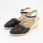 ALDO Black and Tan Espadrille Wedges Photo 0