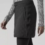 Athleta NWT, Apres Ski Skirt Black Quilted, Sz 14 Photo 1