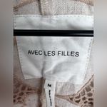 Anthropologie  Avec Les Filles Cutwork Linen Trench Coat M Photo 4