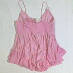 Free People Brielle Romper Playsuit Womens Size L Boho Girly Cottagecore Photo 3