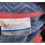 Columbia Women's SIZE LG Half Snap Mountain Side Diamond Printed Fleece Pullover Photo 7