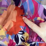 Aidan Mattox NEW Pink Floral One-Shoulder Dress Size 10 Ruffle Photo 5