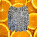 Chaps Black and‎ White Scoop Neck Sweater Size Large Photo 3