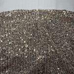 Oleg Cassini  Gold Sequin Gown Size 18W Half Sleeve Dress Plus Size Lined Holiday Photo 6