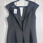 Connected Apparel Floral Embroidered Black Dress NWT Women's Size 12 Photo 6