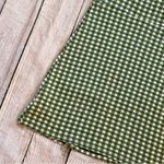 Madewell Size XXS Jacquard Puff-Sleeve Mini Dress Green Gingham Check Photo 11