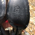 Stuart Weitzman  Brown Satin Embellished Shoes Photo 6