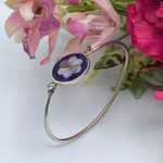 Vintage Mother of Pearl Inlay Bangle Photo 1