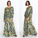 Johnny Was 💕💕 Rivera Tiered Wide-Leg Pants Finley Bohemian Floral Print XL NWT Photo 3