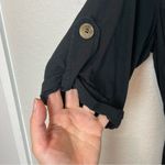 Venus Black Wide Leg Jumpsuit Button Up Front Size 10 Photo 4