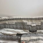 Loft Ann Taylor  The Riviera Short Women’s size 12 black and white striped tweed Photo 6
