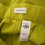 Abercrombie & Fitch NWT  Linen Blend Shorts Size XL Pleated High Rise‎ Resort Photo 5
