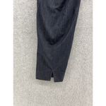 Ann Taylor LOFT  Women's Cropped Pants Blue Chambray Size 8 Julie Fit Cotton Photo 5