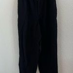ZARA Black Paperbag Waist Lightweight Pants US Medium Photo 0