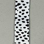 White Black Dalmatian Cow Animal Print Polka Dot Keychain Keyclip Lanyard 🤍🖤 Photo 0
