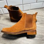  Clarksdale Arlo Dark Tan Suede Boots for Women Brown Ankle Booties 7M Photo 3
