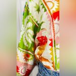 Farm Rio  Rainbow Sherbert Tropical Boho Sunset Pink Bodysuit Women's Sz Small Photo 8