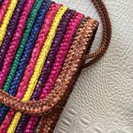 Multicolor straw handbag Pink Photo 1