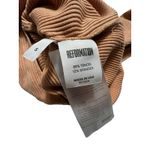 Reformation Size Small Ribbed Tie Neck Covered Back Brown Bodysuit #Z4-5 Photo 6