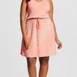 Ava & Viv  orange and white a-line dress size 4X Photo 1