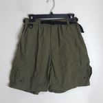 REI ladies outdoor hiking camping adventure nylon shorts w/belt size large Photo 0