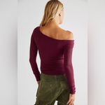 We The Free Free People Addie Layering Top XS Women’s Pomegranate NWT OB1515935. Photo 4