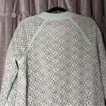 Victoria Beckham  for Target Green Lace Overlay Zip Front Bomber Jacket Medium Photo 13