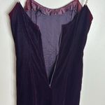Jessica McClintock Vtg ladies velvet purple dress beaded straps size 7/8 90s Photo 10