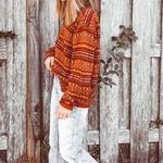 Burnt Orange Sweater Photo 0