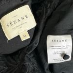 Sézane Gabin Guipure Embroidered Lace Mini Dress, Black, FR34/US2 Photo 12