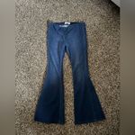 Free People Penny Pull On Flare Jeans Sz 30 Short in Blue Photo 1