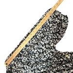 Womens Floral Print Midi Dress Pernilla Wahlgren Size M Black Modest‎ Faux Wrap Size M Photo 12