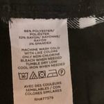 Ann Taylor Black Plaid Checkered Straight Leg High Rise Ankle Dress Pants Size 8 Photo 4