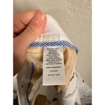 Talbots White Relaxed Chino Pants Sz 16p Parrots Novelty Beachy Resort Vacation Photo 7