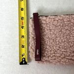 Pink Fuzzy Zip Makeup Bag Photo 3