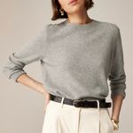 J.Crew  Cashmere Classic Fit Crew Neck Sweater Grey Sz S Photo 0