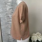 PINK - Victoria's Secret  Tan Short Sleeve Sweatshirt Size S Photo 3