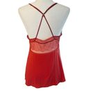 Victoria's Secret Baby Doll Cami in Dark Orange Size Large Photo 3