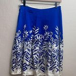 Etcetera  Pleated Silk Midi Skirt - Floral Pattern Photo 2