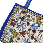 Brighton  Tied With Love Canvas Tote Heart Flowers Bird Ribbon Print NWT Photo 5