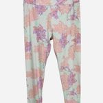 LuLaRoe White Background Floral Leggings One Size (OS) Butter soft Photo 0